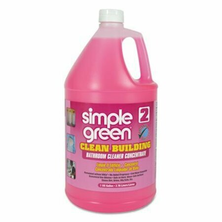 SUNSHINE MAKERS SimplGreen, CLEAN BUILDING BATHROOM CLEANER CONCENTRATE, UNSCENTED, 1 GAL BOTTLE, 2PK 11101CT